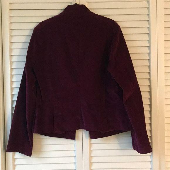 Talbots Red Wine Colored Blazer Size 8