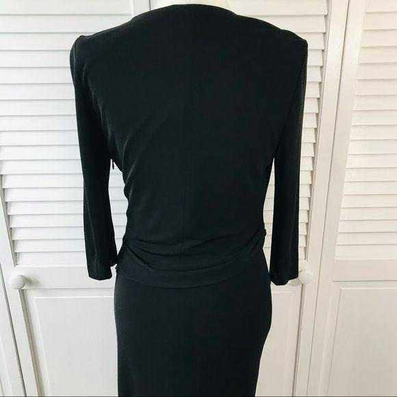 *NEW* ELIE TAHARI Black Lillie Dress Size 8