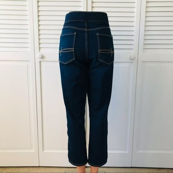 LEVI’S Blue Denizen Pull-On Crop Jeans Size 16