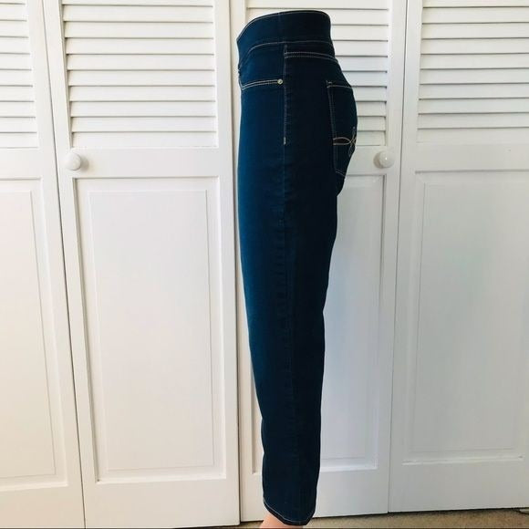 LEVI’S Blue Denizen Pull-On Crop Jeans Size 16