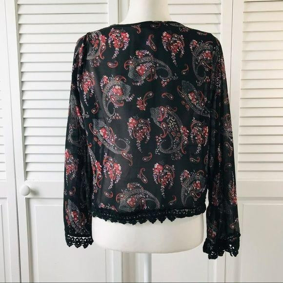 DON’T ASK WHY Polyester Blouse One Size