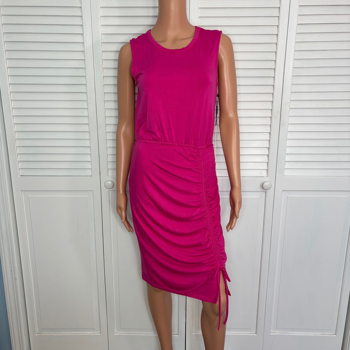 CALVIN KLEIN Pink Sleeveless Dress Size 4