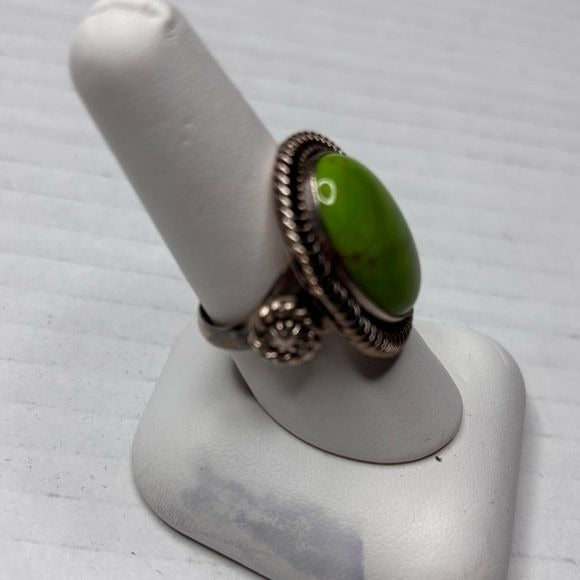 CAROLYN POLLACK Sterling Silver Gaspeite Ring Size 7