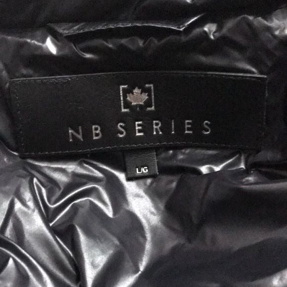 NB SERIES Bea Quilted Down Black Coat Size L