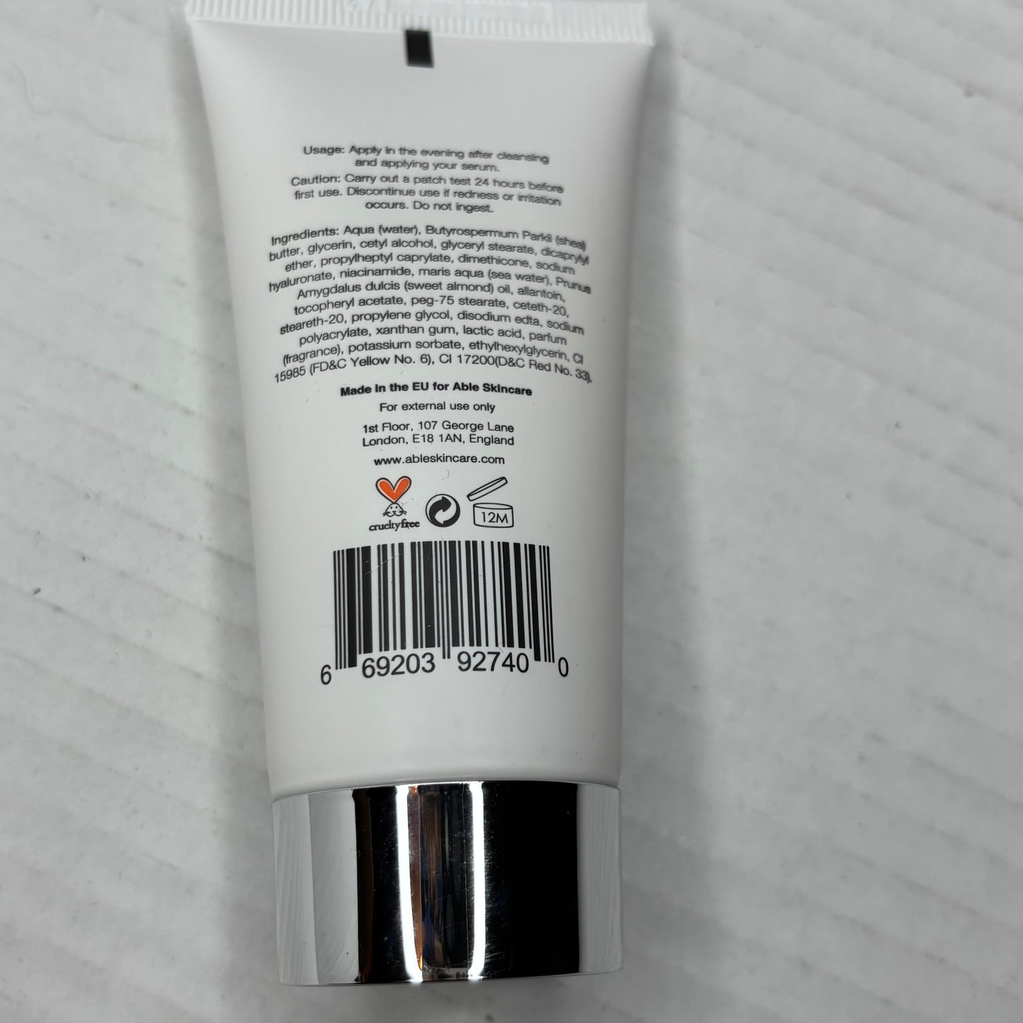 New ABLE SKINCARE Anti-Ageing Retexturing & Resurfacing Duo Moisturizer