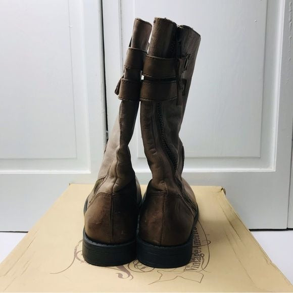NINE WEST Mittford Dark Brown Boots Size 9M