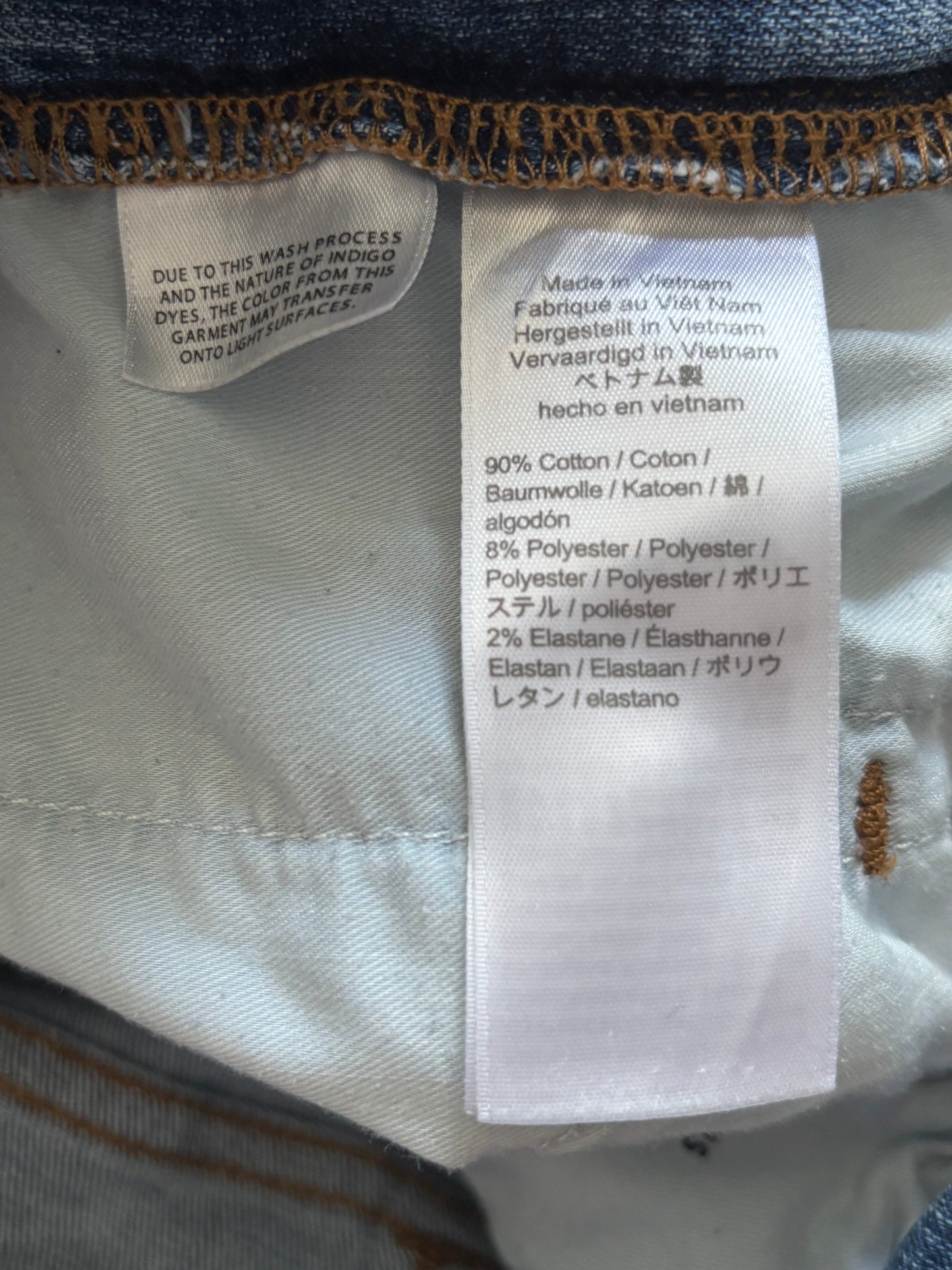 J.CREW Blue Vintage Straight High-Rise Jeans Size 28