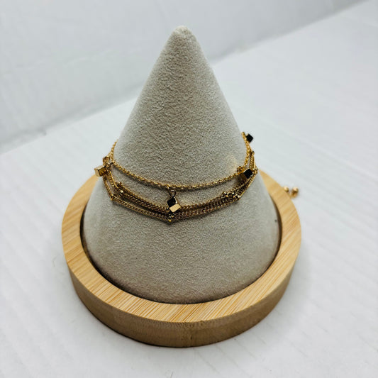 New LILY SKY Gold Layering Bracelet Set