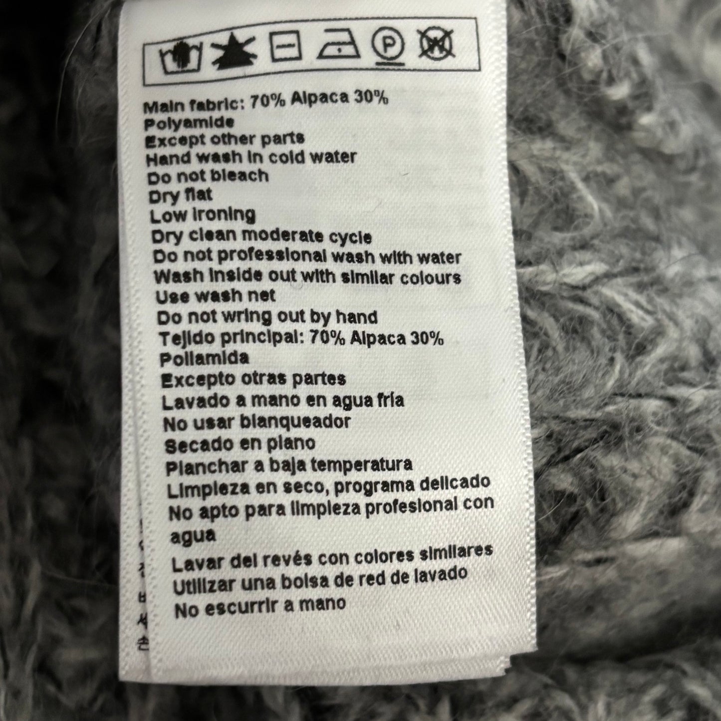 BA&SH Balti Zip-Up Alpaca Blend Pullover Sweater Size Medium