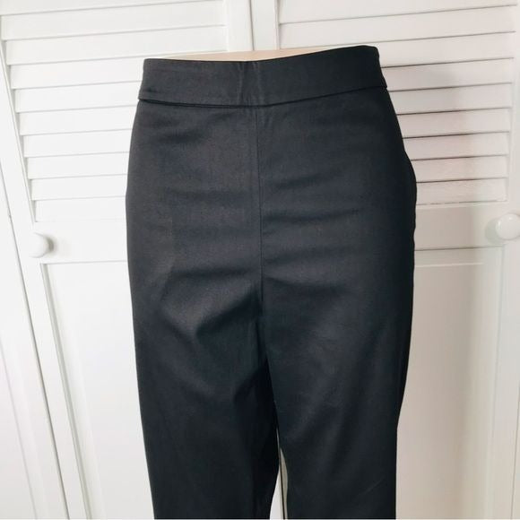 FRAME Black High Waist Cropped Pants Size 14