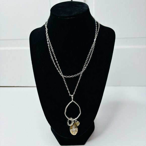 *NEW* BRIGHTON Blessed Long Neck Silver Necklace