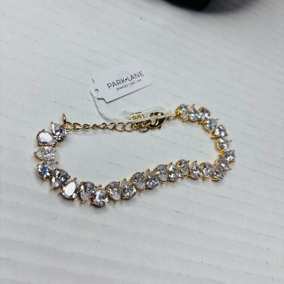 *NEW* PARK LANE Pear Impression Gold Setting Bracelet