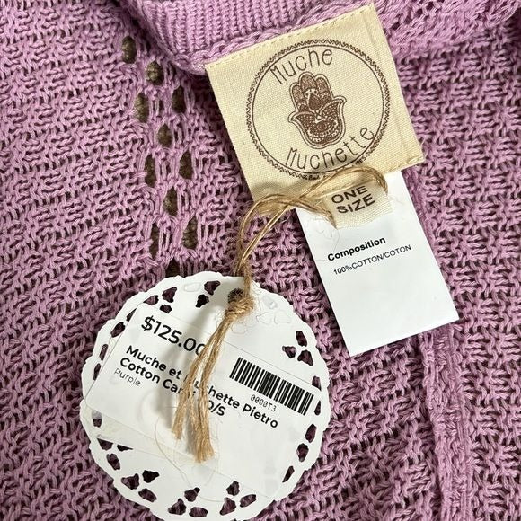 *NEW* MUCHE ET MUCHETTE Pietro Crochet Cardi One Size