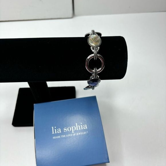 *NEW* LIA SOPHIA Epiphany Genuine Abalone Pearl Bracelet
