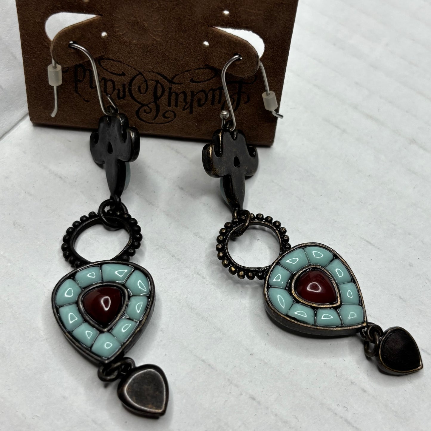 New LUCKY BRAND Boho Mosaic Drop Earrings