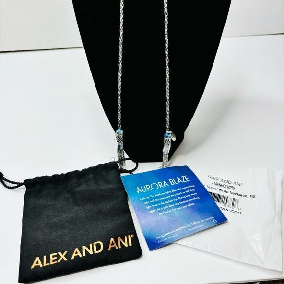 *NEW* ALEX AND ANI Holiday Tassel Wrap Necklace