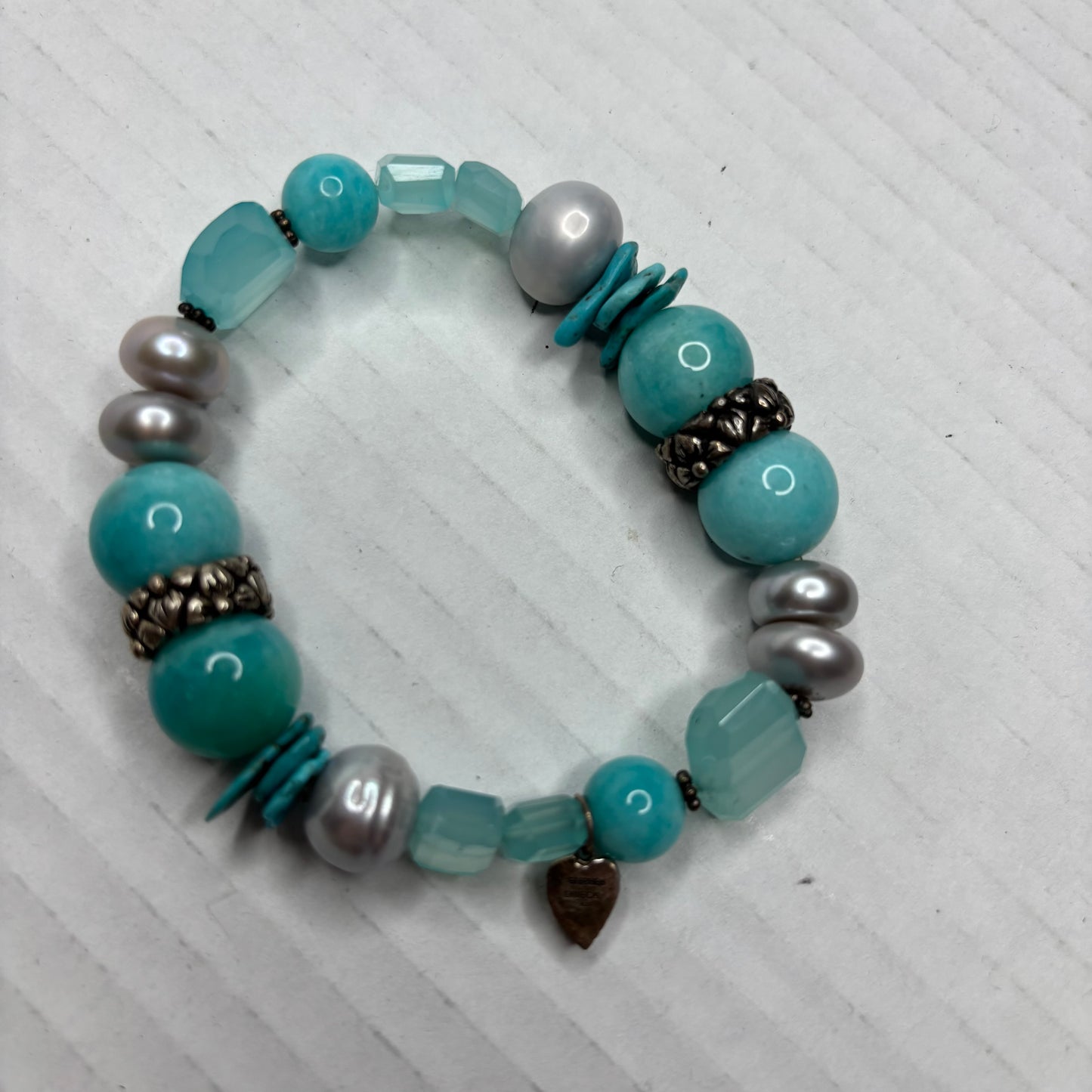 STEPHEN DWECK Sterling Silver & Multi-Stone Beaded Bracelet