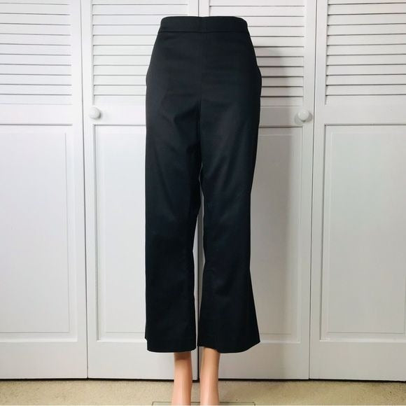 FRAME Black High Waist Cropped Pants Size 14