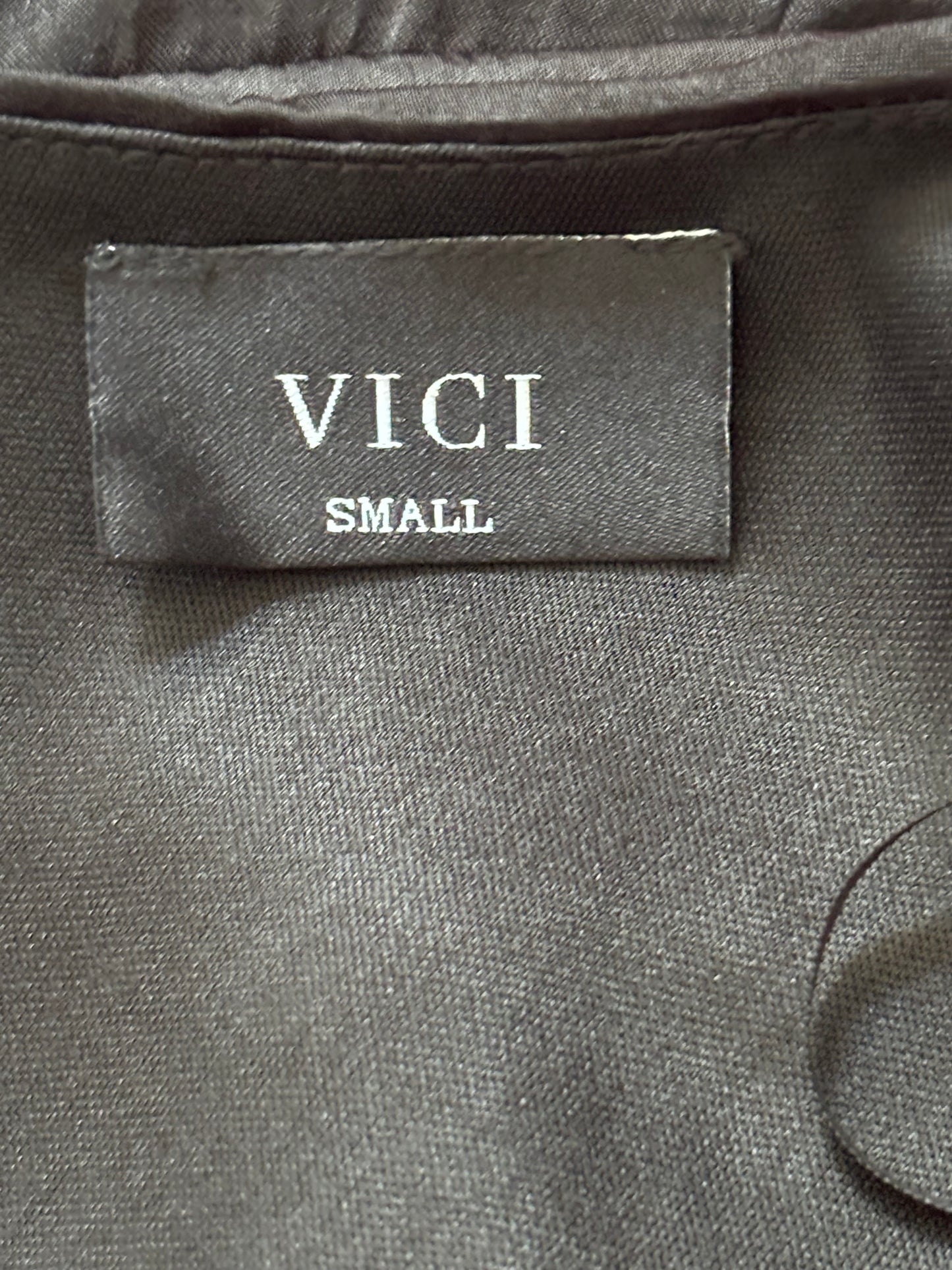 VICI Slay It Babe One Shoulder Buckle Dress Black Size Small
