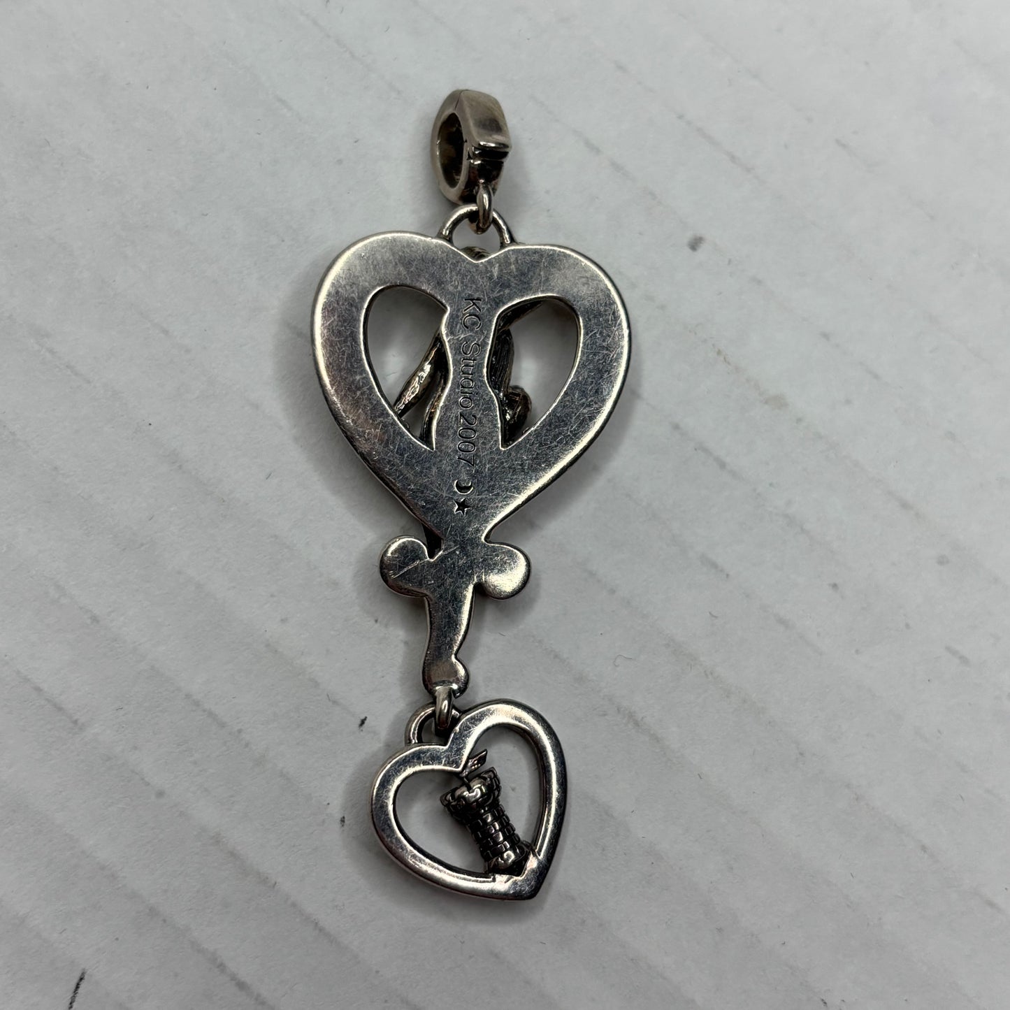 BARRY KIESELSTEIN-CORD KC Studio Sterling Silver Rapunzel Love Heart Pendant