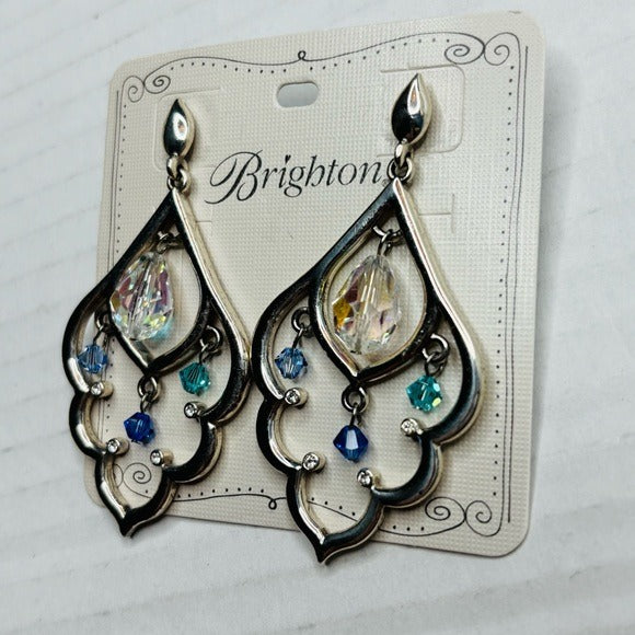 New Brighton Prism Lights Scallop Post Drop Earrings