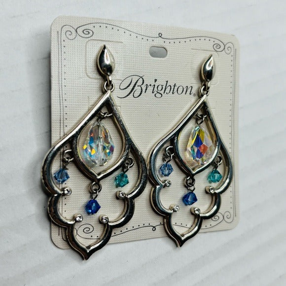 New Brighton Prism Lights Scallop Post Drop Earrings