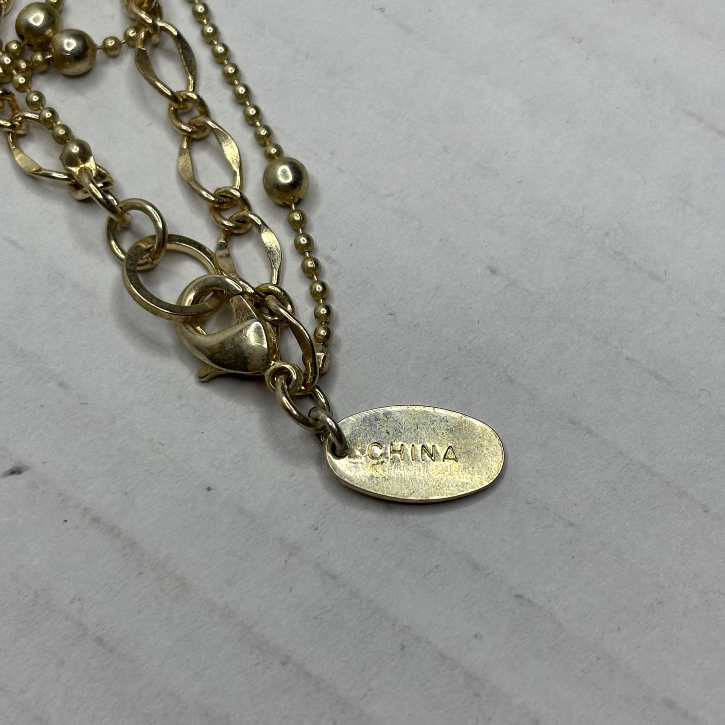 Glow by SHEILA FAJIL Purple Agate Geode Double Chain Necklace