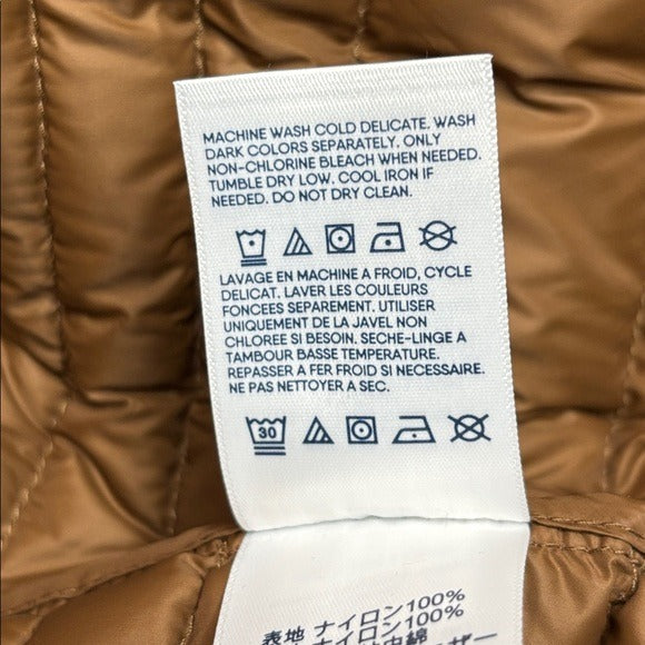 LANDS’ END Ultralight 600 Down Puffer Jacket Size Medium