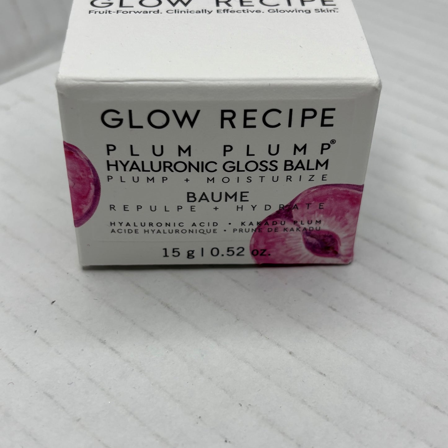 GLOW RECIPE Plum Plump Hyaluronic Gloss Balm