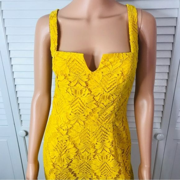 TRINA TURK Yellow Adventure Jumpsuit Size 6