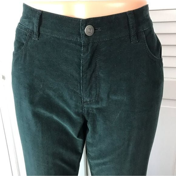 LAFAYETTE 148 New York Sage Green Corduroy Wide Leg Pants Size 2