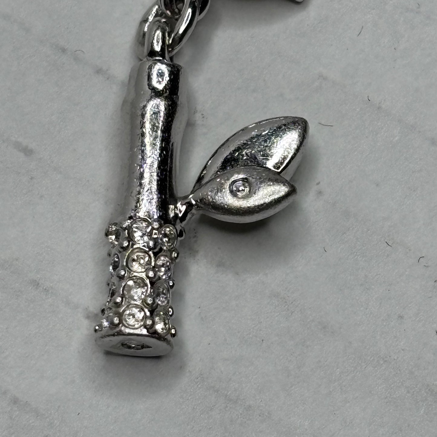 SWAROVSKI Crystal Panda & Bamboo Charm Bracelet