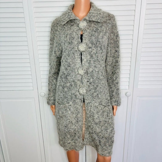 EASTSIDE WESTSIDE Vintage Mohair Cardigan Size Large