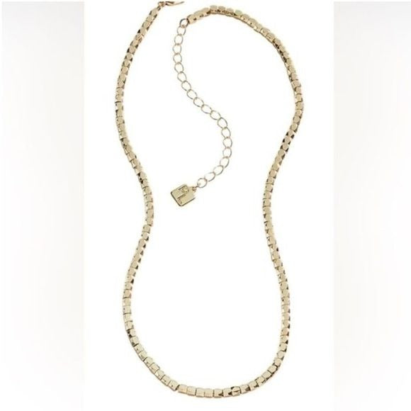 *NEW* PARK LANE Gold Hazy Faceted Metal Bead Necklace