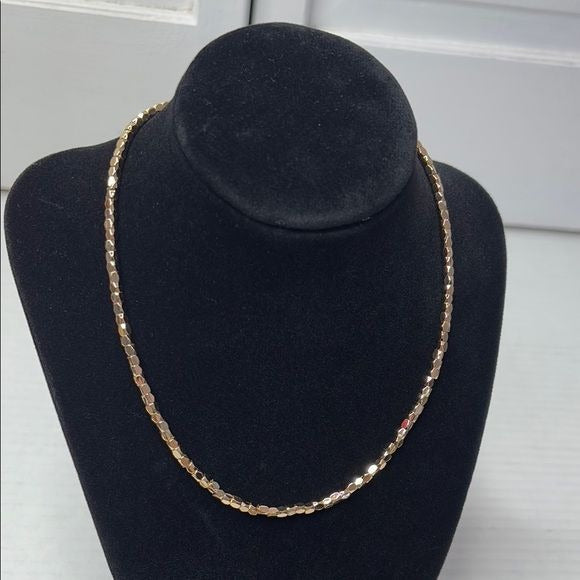 *NEW* PARK LANE Gold Hazy Faceted Metal Bead Necklace