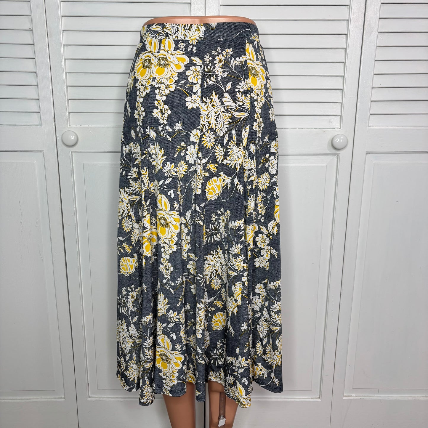 PHILOSOPHY Floral Midi Skirt Size Large