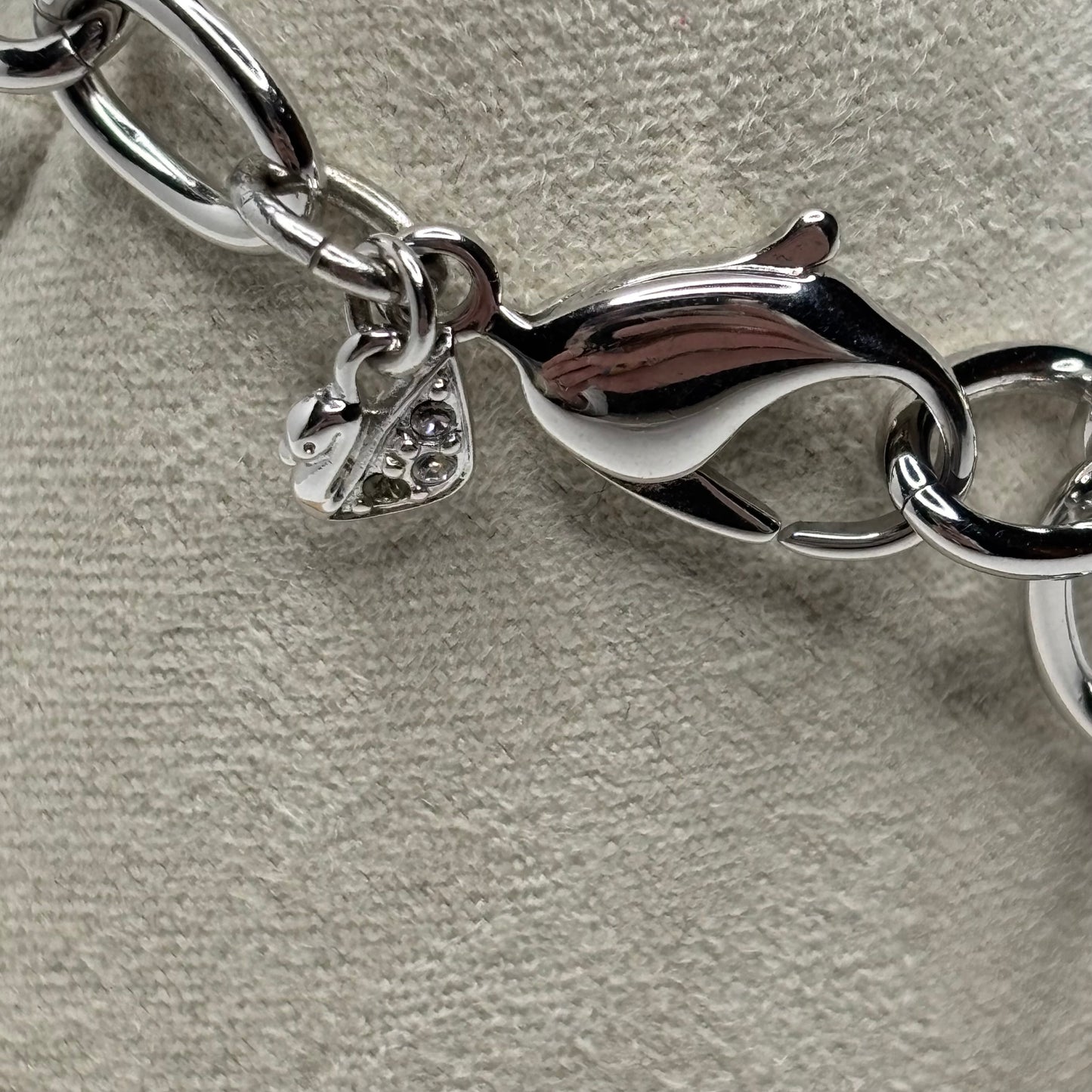 SWAROVSKI Crystal Panda & Bamboo Charm Bracelet