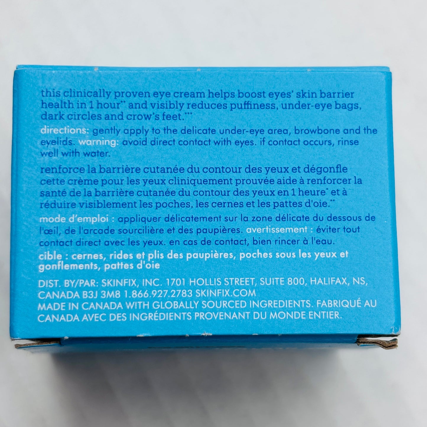 New SKINFIX Barrier+ Triple Lipid + Collagen Eye Treatment