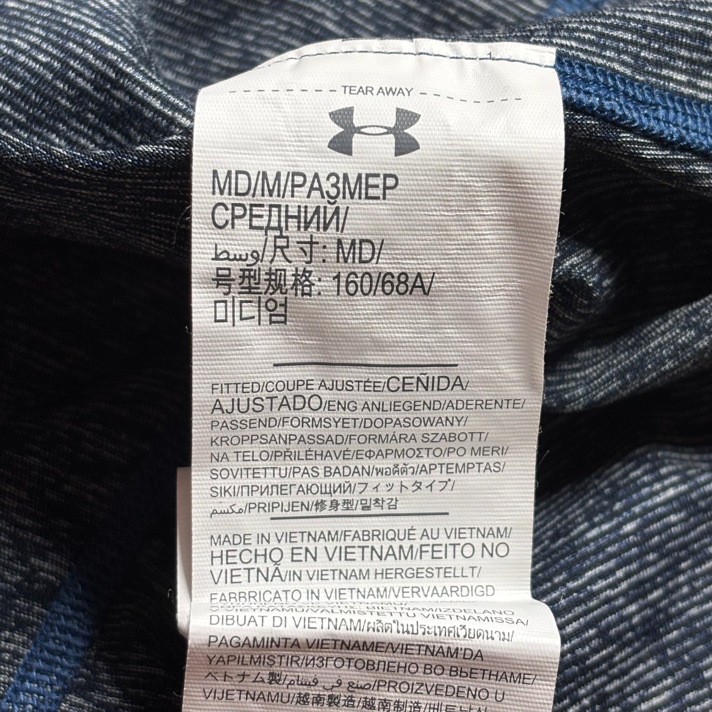 UNDER ARMOUR Blue Capris Leggings Size Medium