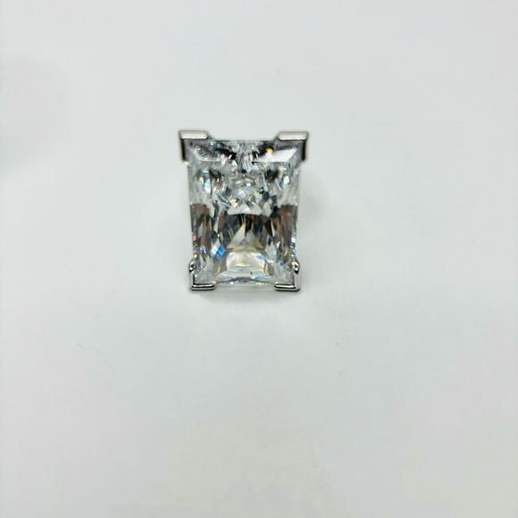 SWAROVSKI Silver Crystal Moonshine Ring Size 8.75