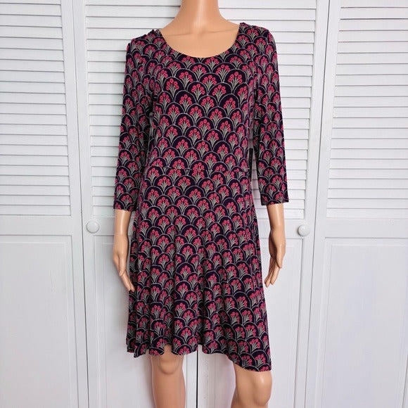 NEW EXPRESS Purple Fit and Flare Dress Size Medium