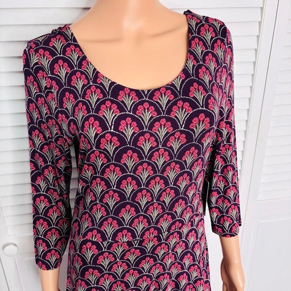NEW EXPRESS Purple Fit and Flare Dress Size Medium