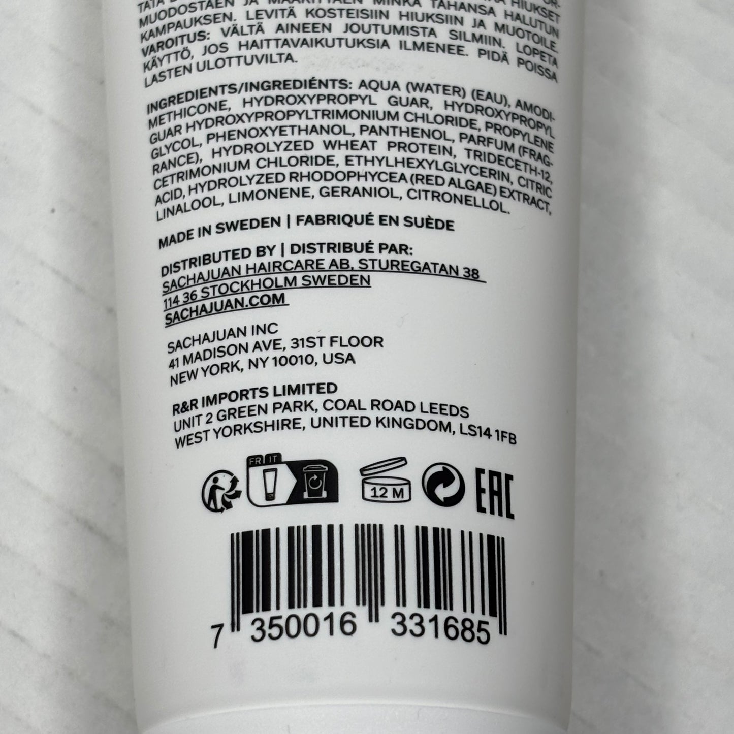 New SACHAJUAN Styling Cream