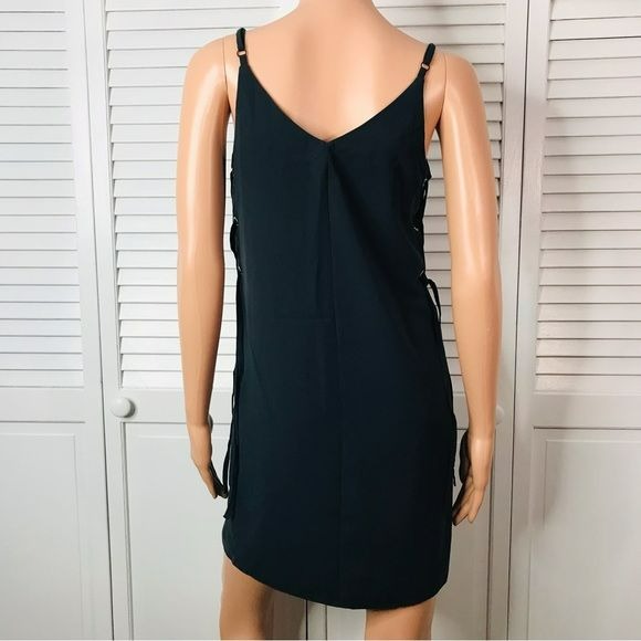 ASOS Dark Gray Spaghetti Strap Dress Size 2