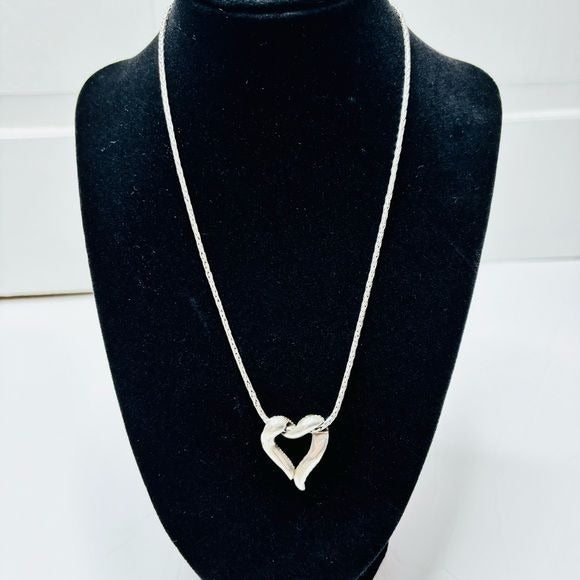 *NEW* BRIGHTON Two Tone Heart Pendent Necklace