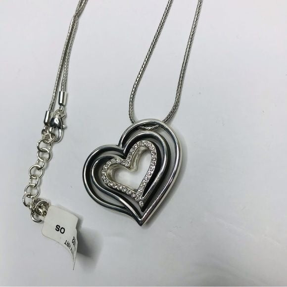 *NEW* BRIGHTON Infinity Heart Silver Chain Necklace