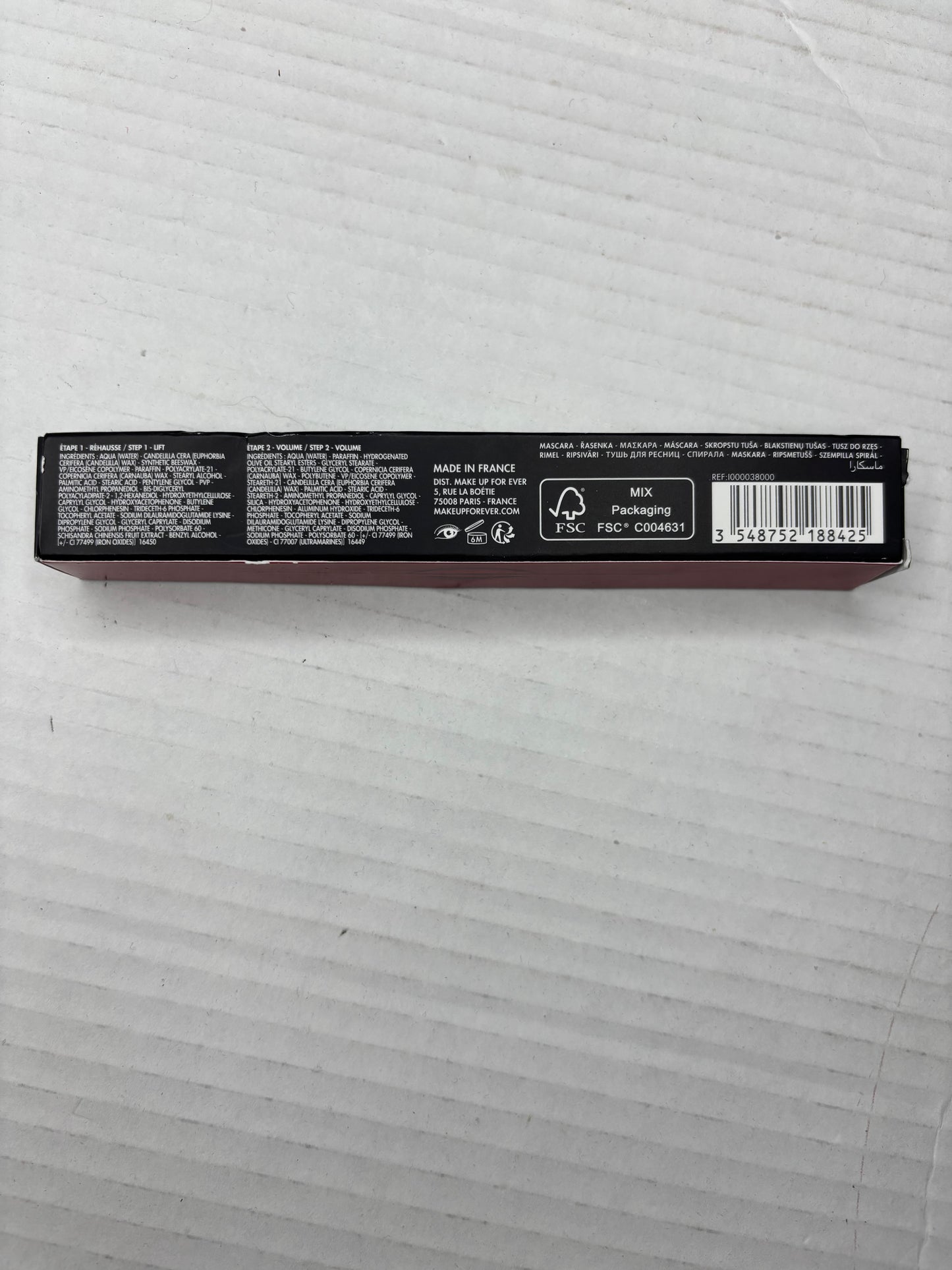 New MAKE UP FOR EVER The Professionall Mascara