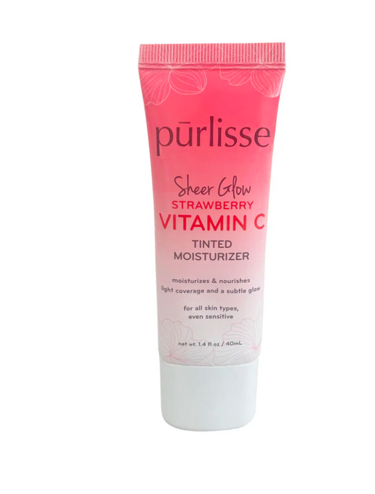 *NEW* PURLISSE Sheer Glow Strawberry Vitamin C Tinted Moisturizer