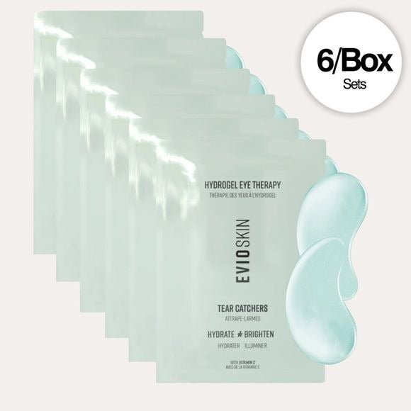 New EVIO BEAUTY Tear Catchers Hydrate & Brighten Hydrogel Eye Therapy