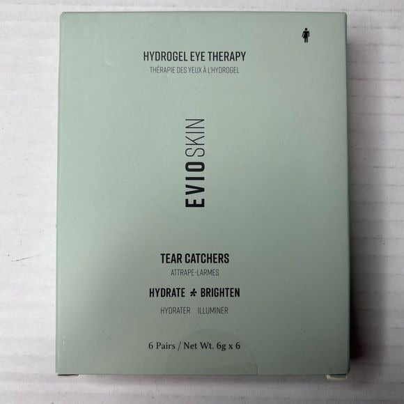 New EVIO BEAUTY Tear Catchers Hydrate & Brighten Hydrogel Eye Therapy